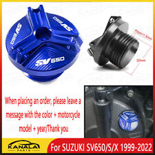 New For SUZUKI SV650/S/X 1999-2022 Motocycle Engine Oil Filter Cup Plug Screw