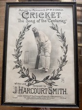 W.G Grace Print - Cricket The