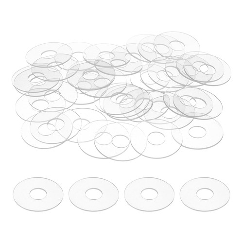 80pcs m10 pvc - m10, clear