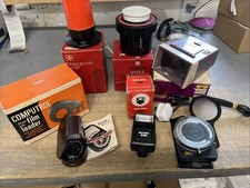 Photographic Equipment for Cameras Bundle  Inc Darkroom Lamp And Enlarging Meter