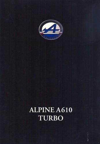 Renault alpine a610 - alpine,
