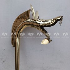 Carnyx of Tingtinac Celtic Brass  War Functional Trumpet Horn Halloween