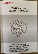 GENUINE HONDA WB20XT WATER