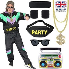 80s Fancy Dress Costume Unisex