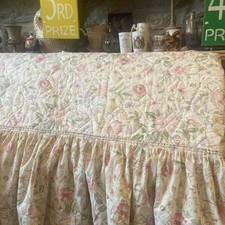 Vintage Dorma  Quilted  Bed Spread Throw Country Diary Single