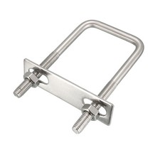 50mmx100mmxM8 Square u-bolts