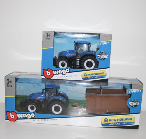 Burago blue massey ferguson - burago,