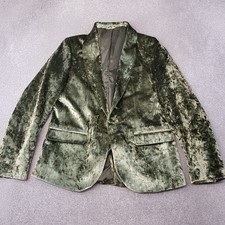 Boohoo Men Jacket 42 Green