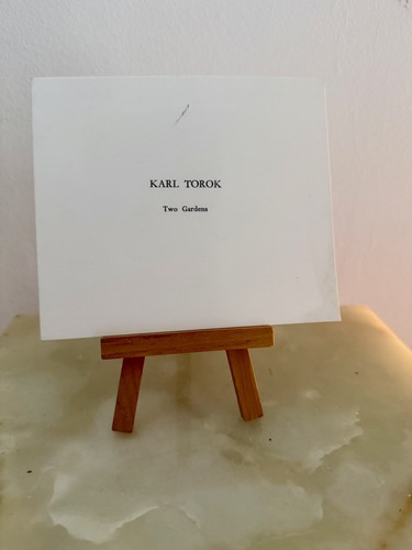 Karl torok 1977 exhibition - karl,