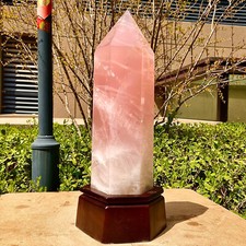 20.17LB Large natural powder crystal pillar, obelisk, mineral therapy