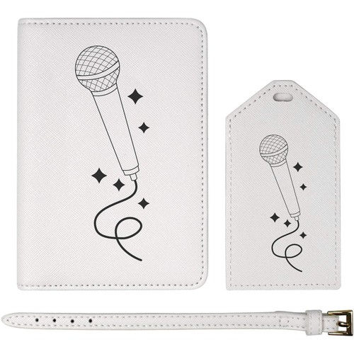 Microphone with glitter - 'microphone,