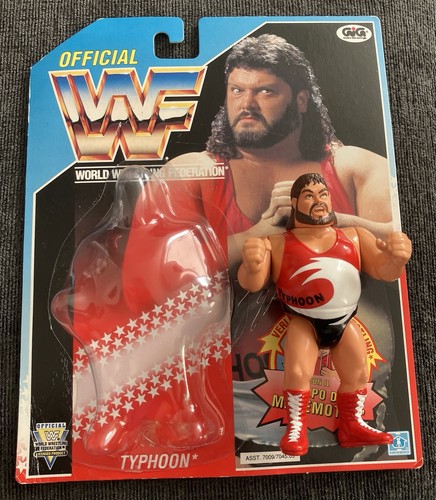 Wwf hasbro typhoon figure - wwf, figure/card