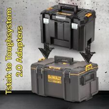DeWalt Tstak to Toughsystem 2.0 Adapter Set - Securely Connect Storage Boxes