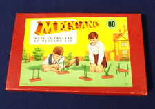 Meccano Outfit No. 00, unused and complete, with original stringing.
