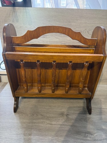 Vintage wooden canterbury - wooden,