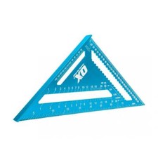 OX Tools P506530 300mm Pro Aluminium Roofing Square Metric Rafter Triangle