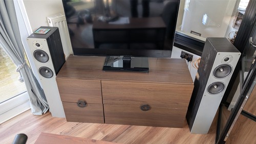 Ikea dark walnut sideboard - walnut,
