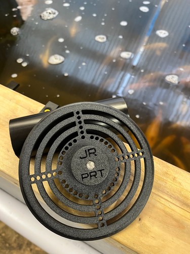 Koi pond bottom drain grate - pond,