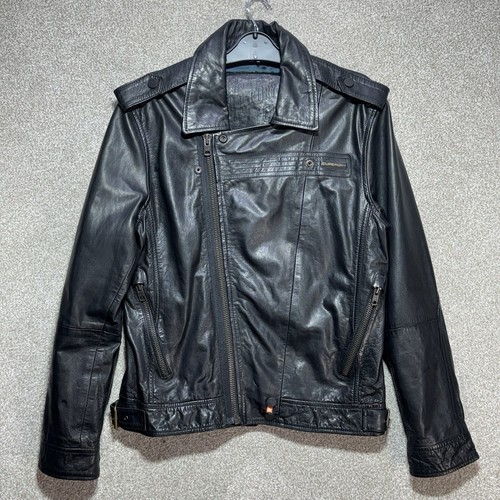 Superdry mens biker jacket - mens, xl