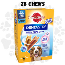 28 PEDIGREE DENTASTIX MEDIUM