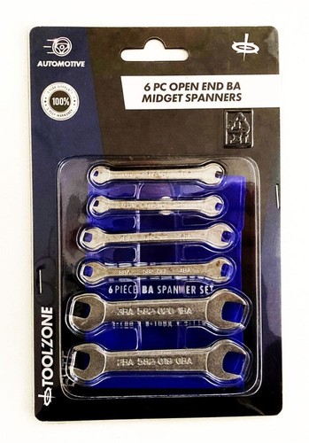 Open ended midget spanner set - ended,