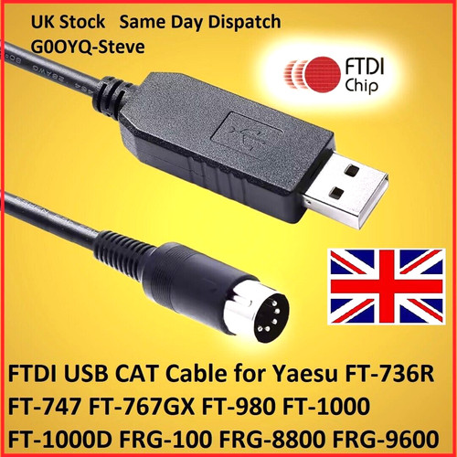 Usb cat control - cable, yaesu