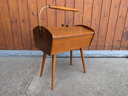 Vintage retro sewing table 60s - vintage,