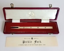 Silver Pickle Fork. Fully