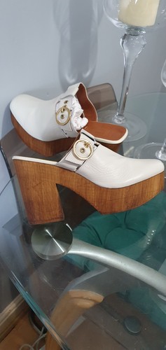 Topshop leather clogs - topshop,