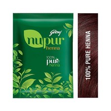 Godrej Nupur Henna Mehandi Powder 100% Natural Hair Color Dye Amla -500g- FreeS