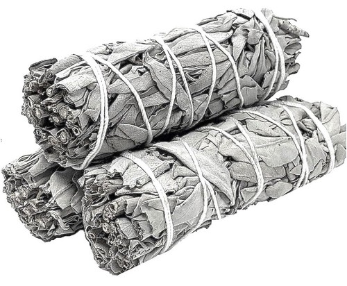 White sage smudge sticks - white, 3