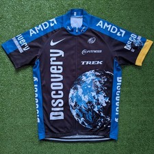 CYCLING VELO DISCOVERY TEAM SHIRT JERSEY SIZE L NIKE