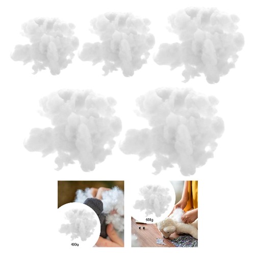 White fiberfill for crafts - fiberfill,