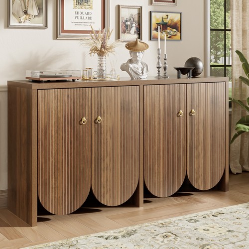 Elegant dark oak sideboard - oak,