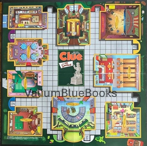 Game board only the simpsons - game, :