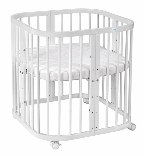 Waldin baby natural cot 7in1 - natural,