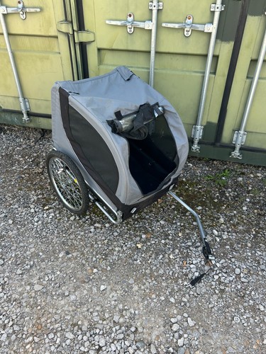 Collapsible dog bike trailer - trailer,