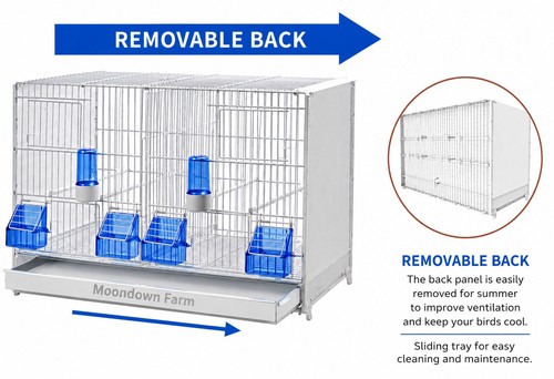 Double breeding cage 58cm - double,