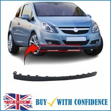 V. Corsa D Front Bumper Spoiler Black Right 06-14 Not Eco-Flex & Limited Edition