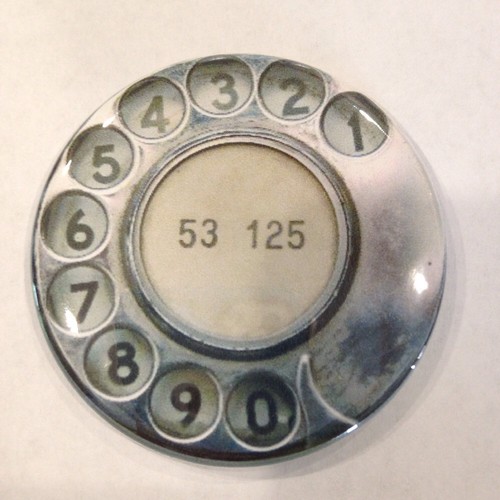 Phone dial fridge magnet 1950s - phone,