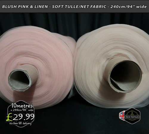 Blush pink linen soft - -,