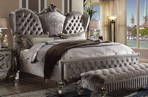 Bed upholstered - bed, luxury