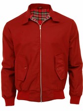 Harrington Jacket Men's Classic Vintage Retro Scooter 1970'S Bomber Trendy Coat