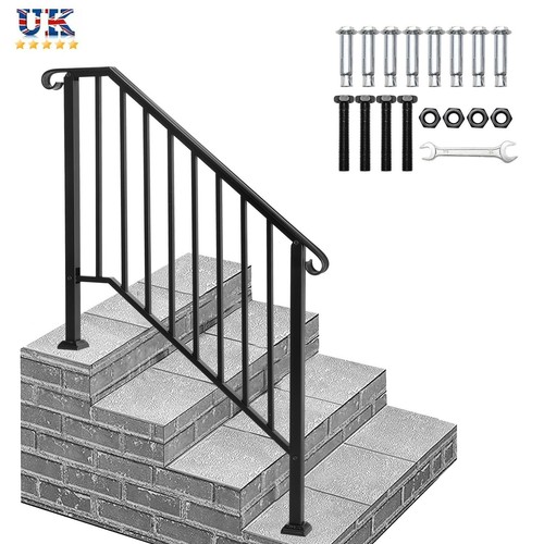 Steps iron handrail stair - 1-4,