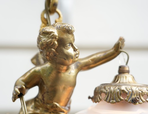 Antique french bronze flying - antique,