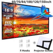 16:9 Foldable HD Projector Screen Outdoor Home Cinema Theater Projection cloth