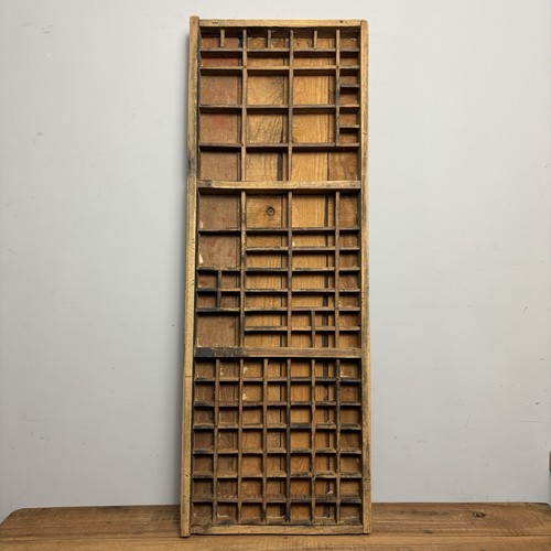 Vintage wooden printers tray - printers,