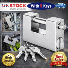Armoured Padlock W/ 5 Key 84mm