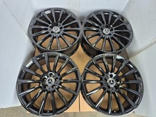 4x GENUINE BLACK MERCEDES AMG