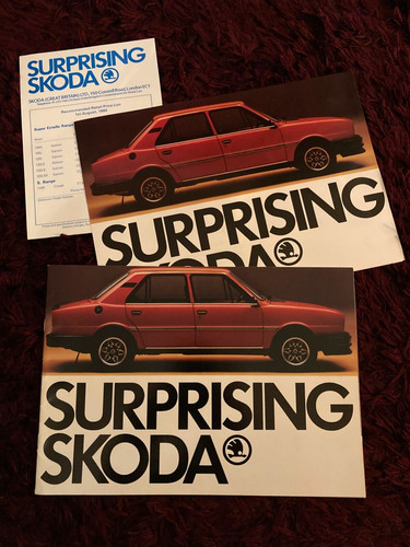 Skoda brochure set - -, uk